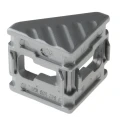 Bosch Rexroth Aluminium M8 Angle Bracket Connecting Component for Strut Profile 40 mm with Groove Size 10 mm 3842551603