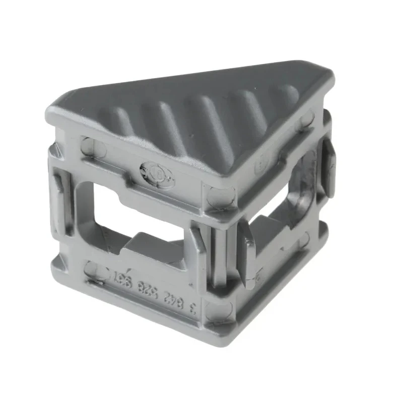 Bosch Rexroth Aluminium M8 Angle Bracket Connecting Component for Strut Profile 40 mm with Groove Size 10 mm 3842551603