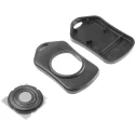 CAMDENBOSS 2955 Series Black ABS Handheld Enclosure Integral Battery Compartment IP54 57 mm x 12 mm x 35 mm 2955-20R-1