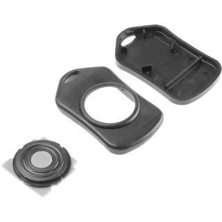 CAMDENBOSS 2955 Series Black ABS Handheld Enclosure Integral Battery Compartment IP54 57 mm x 12 mm x 35 mm 2955-20R-1