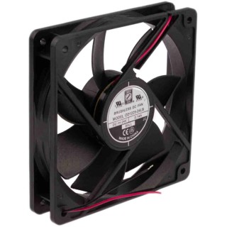 RS PRO 24V DC Brushless Axial Fan Ball Bearing 120mm x 120mm x 25mm 3W 140mA 1800rpm 122.3m³/h 541-5340