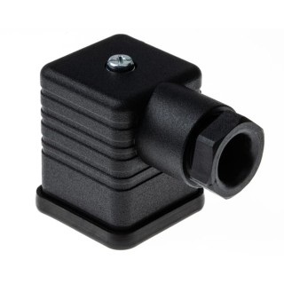 Hirschmann Solenoid Valve Connector 3+PE DIN 43650 A, 230V, 16A Current 935980321 RS GDM 3016 schwarz