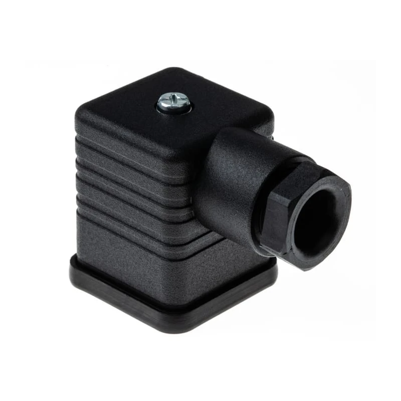 Hirschmann Solenoid Valve Connector 3+PE DIN 43650 A, 230V, 16A Current 935980321 RS GDM 3016 schwarz