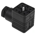 Hirschmann Solenoid Valve Connector 3+PE DIN 43650 A, 230V, 16A Current 935980321 RS GDM 3016 schwarz