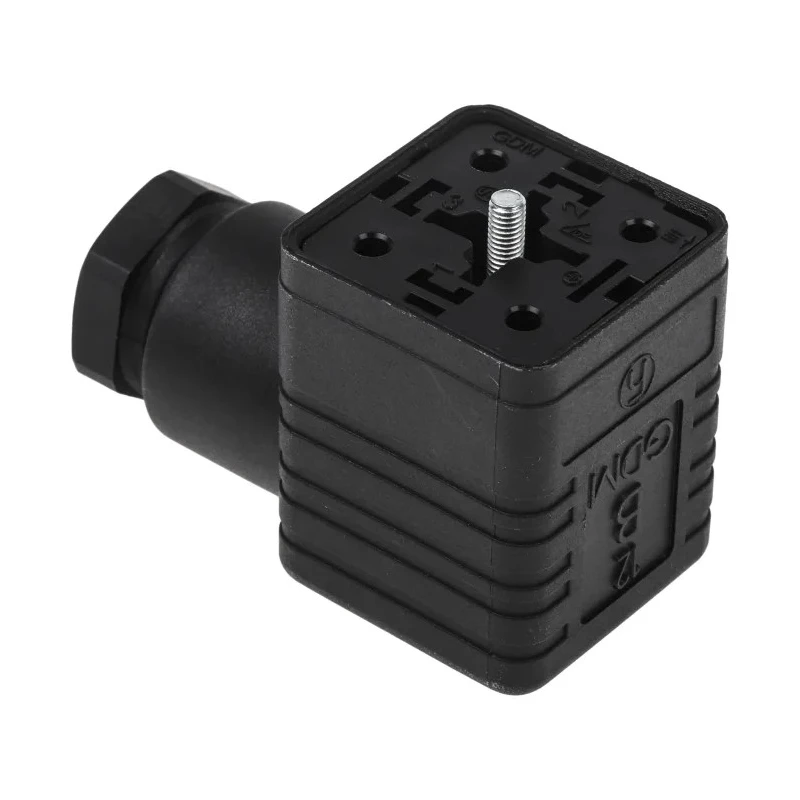 Hirschmann Solenoid Valve Connector 3+PE DIN 43650 A, 230V, 16A Current 935980321 RS GDM 3016 schwarz