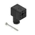 Hirschmann Solenoid Valve Connector 3+PE DIN 43650 A, 230V, 16A Current 935980321 RS GDM 3016 schwarz