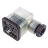 Hirschmann GDML 2P+E DIN 43650 A Solenoid Valve Connector Indicator Light, 24V 8A Current 934418002 GDML 2016 LED 24 VR black