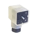 Hirschmann GDML 2P+E DIN 43650 A Solenoid Valve Connector Indicator Light, 24V 8A Current 934418002 GDML 2016 LED 24 VR black