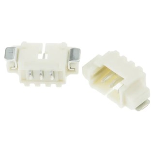 Molex PicoBlade Series Right Angle Surface PCB Header 3 Contact 1.25 mm Pitch 1 Row Shrouded 53261-0371