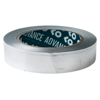 Advance Tapes Conductive Metallic Aluminium Foil Tape 25mm x 33m, Acrylic Adhesive, 155°C Max AT521