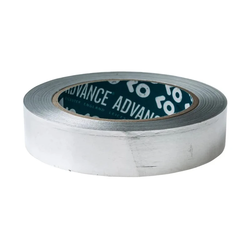 Advance Tapes Conductive Metallic Aluminium Foil Tape 25mm x 33m, Acrylic Adhesive, 155°C Max AT521
