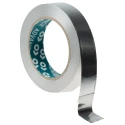 Advance Tapes Conductive Metallic Aluminium Foil Tape 25mm x 33m, Acrylic Adhesive, 155°C Max AT521