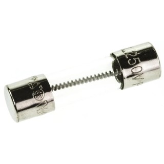 Littelfuse 3.15A T Glass Cartridge Fuse, 5 x 20 mm, 250V AC, Time Delay, Model 02133.15MXP