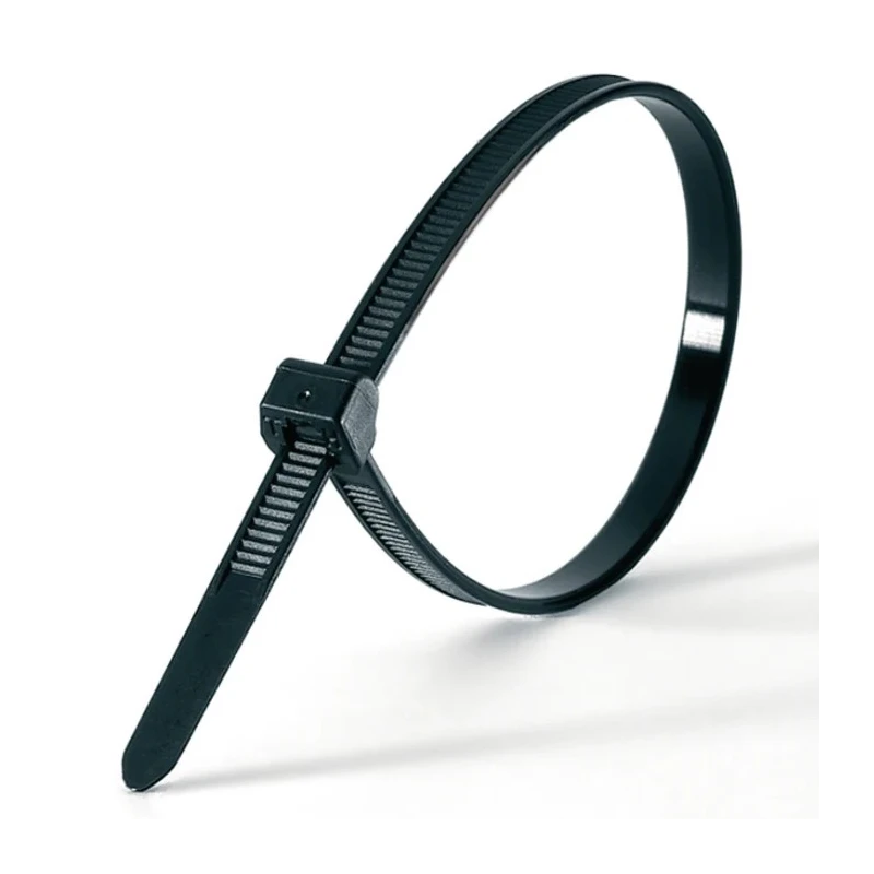 HellermannTyton Cable Tie Non-Releasable 200 mm x 3.4 mm Black Polyamide 66 118-04900 T30LOS-PA66HS-BK
