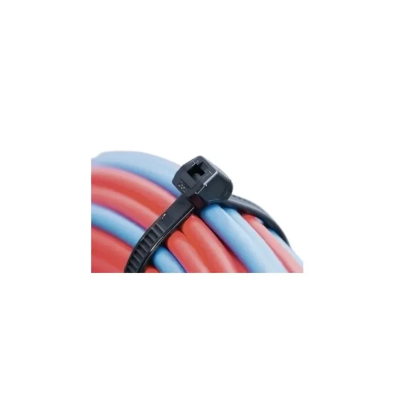 HellermannTyton Cable Tie Non-Releasable 200 mm x 3.4 mm Black Polyamide 66 118-04900 T30LOS-PA66HS-BK