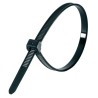 HellermannTyton Cable Tie Non-Releasable 385 mm x 7.6 mm Black Polyamide 66 118-00066 T120ROS-PA66HS-BK
