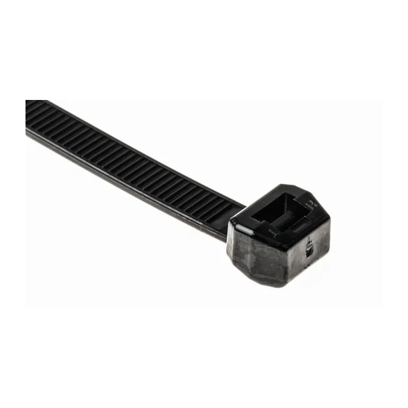 HellermannTyton Cable Tie Non-Releasable 385 mm x 7.6 mm Black Polyamide 66 118-00066 T120ROS-PA66HS-BK