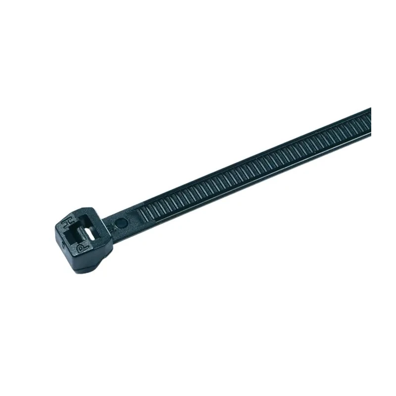 HellermannTyton Cable Tie Non-Releasable 385 mm x 7.6 mm Black Polyamide 66 118-00066 T120ROS-PA66HS-BK