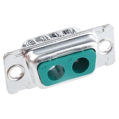 Amphenol Communications Solutions DW 2 Way Straight Cable D-Sub Connector with Mounting Hole DE2V2PA00LF