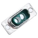 Amphenol Communications Solutions DW 2 Way Straight Cable D-Sub Connector with Mounting Hole DE2V2PA00LF