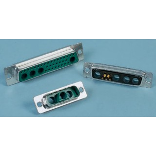 Amphenol Communications Solutions DW 5 Way Straight Cable D-Sub Connector with Mounting Hole DB5W5PA00LF