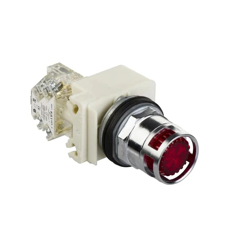 Schneider Electric Harmony 9001K Series Illuminated Push Button Switch, Spring Return, Panel Mount, 30 mm 9001K3L35LRRH13