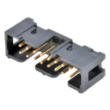 3M 2500 Series Right Angle Through Hole PCB Header 16 Contacts 2.54 mm Pitch Shrouded N2516-5002RB