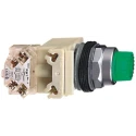 Schneider Electric Harmony 9001K Series Illuminated Push Button Switch, Spring Return, Panel Mount, 30 mm 9001K2L38LGGH13