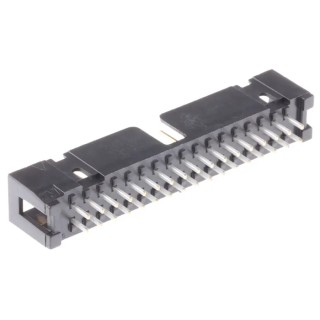 3M 2500 Series Straight Through Hole Shrouded PCB Header, 34 Contacts, 2.54 mm Pitch, 2 Row, Gold Plated N2534-6002RB