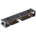 3M 2500 Series Straight Through Hole Shrouded PCB Header, 34 Contacts, 2.54 mm Pitch, 2 Row, Gold Plated N2534-6002RB