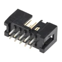 3M 2500 Series Straight Through Hole Shrouded PCB Header, 10 Contacts, 2 Row, 2.54 mm Pitch N2510-6002RB