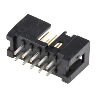 3M 2500 Series Straight Through Hole Shrouded PCB Header, 10 Contacts, 2 Row, 2.54 mm Pitch N2510-6002RB