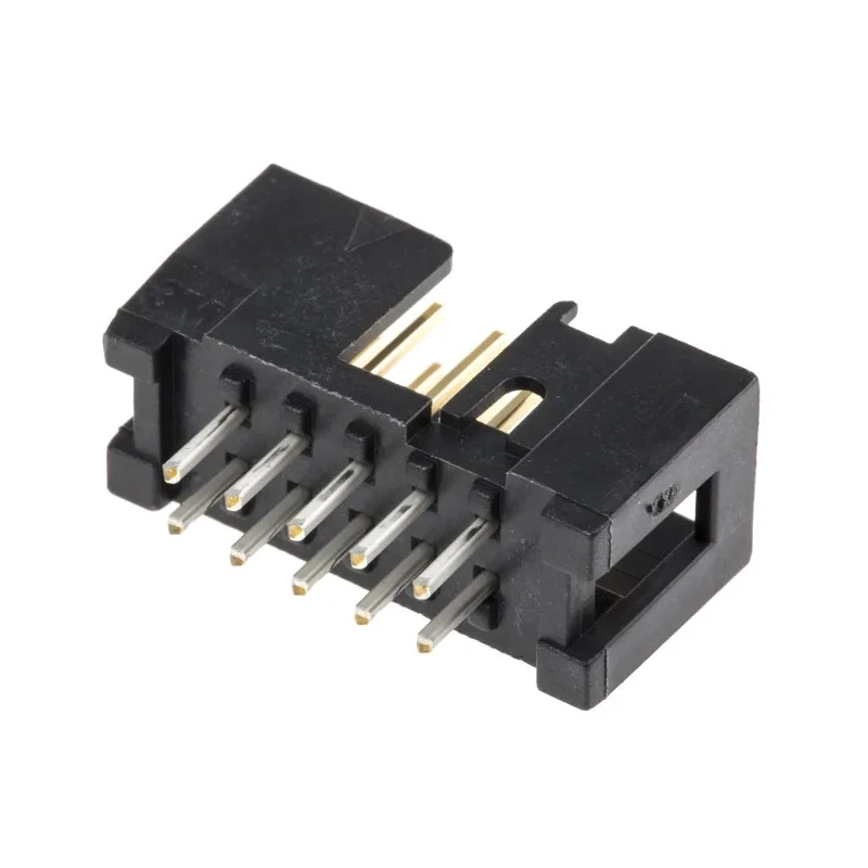 3M 2500 Series Straight Through Hole Shrouded PCB Header, 10 Contacts, 2 Row, 2.54 mm Pitch N2510-6002RB