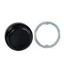 Schneider Electric Black Push Button Cap for Use with 9001K Series 30mm Diameter 9001KU1