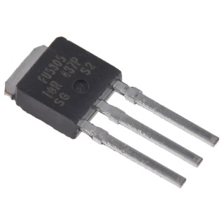 Infineon HEXFET Type P-Channel MOSFET, 31 A, 55 V, Enhancement Mode, 3-Pin IPAK IRFU5305PBF