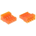 TE Connectivity 4-Way IDC Connector Female for Cable, 1 Row 3-640426-4
