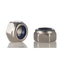 RS PRO Bright Zinc Steel Locknut Nylon Insert M6 Width 10mm Height 8mm DIN 982 524-326