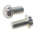System Zero Zinc Plated Steel Flange Button Tamper Proof Security Screw M3 x 6 mm SZM0306-Z