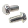 System Zero Zinc Plated Steel Flange Button Tamper Proof Security Screw M3 x 6 mm SZM0306-Z
