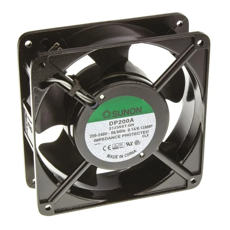 Sunon DP Series AC Axial Fan 230V AC 21W 3100 RPM 161.4 m³/h 120 mm Sleeve Bearing DP200A/2123XST.GN