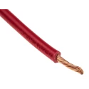 RS PRO 2491X Series Red 2.5 mm² 13 AWG Hook Up Wire with Annealed Copper Conductor, 100 m length, 750 V, PVC Jacket 544-1800