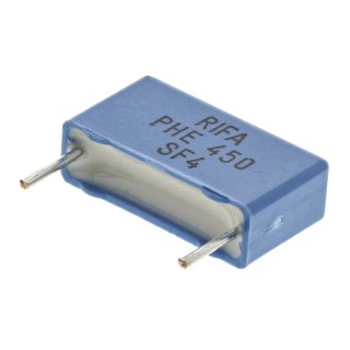 KEMET PHE450 Film Capacitor, ±5 % Tolerance, 22 nF, 630 V DC, 180 V AC, Through Hole Mount PHE450