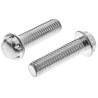 System Zero Zinc Plated Steel Flange Button Tamper Proof Security Screw M3 x 12 mm SZM0312-Z