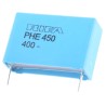KEMET Film Capacitor, ±5% Tolerance, 470 nF, 400 V dc, 180 V ac, Through Hole Radial Lead PHE450
