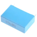 KEMET Film Capacitor, ±5% Tolerance, 470 nF, 400 V dc, 180 V ac, Through Hole Radial Lead PHE450