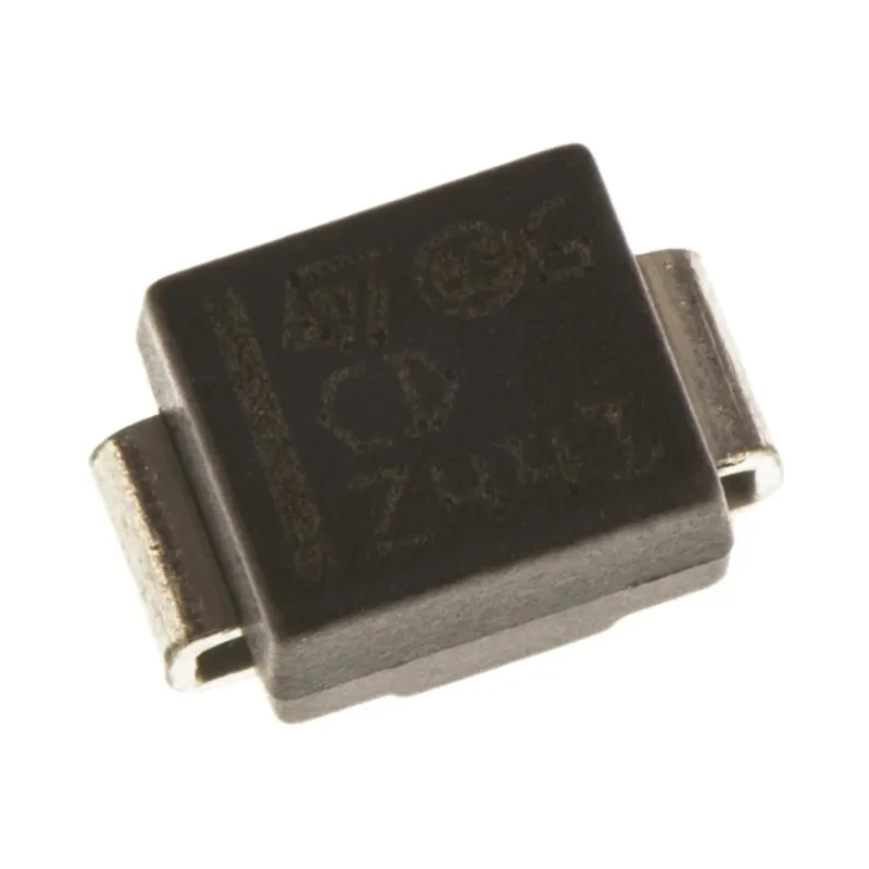 STMicroelectronics 1-Element Uni-Directional TVS Diode 600 W Peak Pulse Power Surface Mount DO-214 Package SMLVT3V3