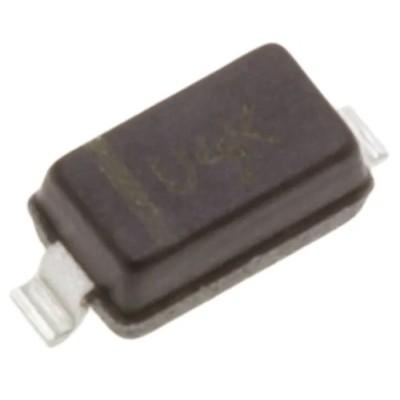 onsemi 1.51 V Zener Diode, Single 500 mW Power Dissipation, 5% Voltage Tolerance, Surface Mount SOD-123 Package MMSZ5V1T1G