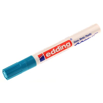 Edding Blue 4 mm Paint Marker Pen for Plastic, Glass, Metal, Wood 750-010