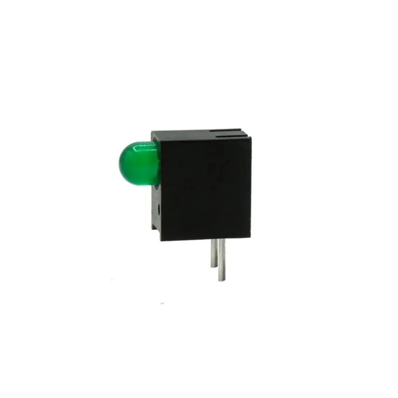 Dialight Green Right Angle PCB LED Indicator 5 mm T-1 3/4, 1 LED, 7.5 V, Single Colour 551-0607F