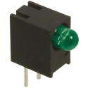 Dialight Green Right Angle PCB LED Indicator 5 mm T-1 3/4, 1 LED, 7.5 V, Single Colour 551-0607F